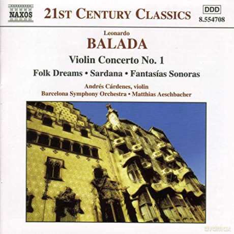 Barcelona Soaeschbacher: Baladaviolin Concerto No 1 [CD]