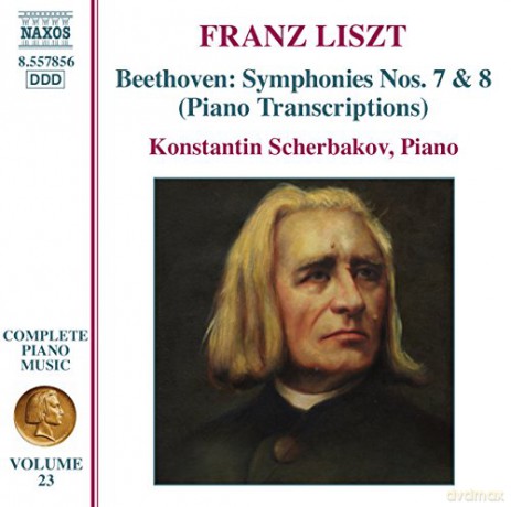 Konstantin Scherbakov: Beethovenlisztsymphonies Nos 7 8 [CD]