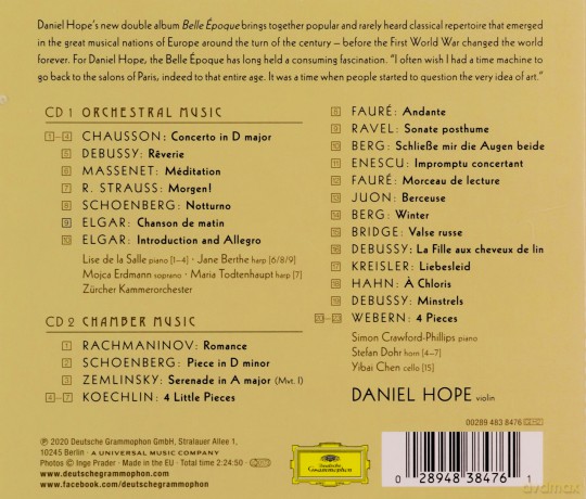 Daniel Hope: Belle Epoque [2CD]