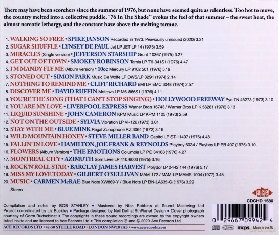 Bob Stanley Presents 76 In The Shade [CD]