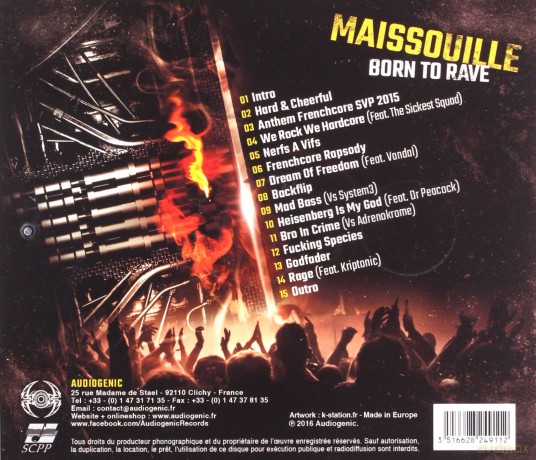 Maissouille: Born To Rave [CD]