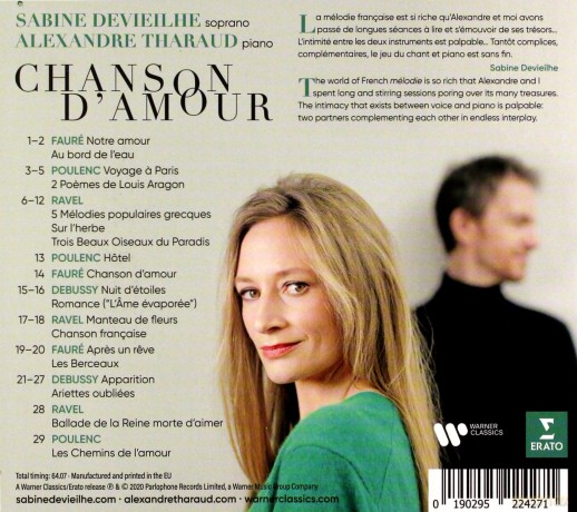 Devieilhe/Tharaud: Chanson D'amour [CD]