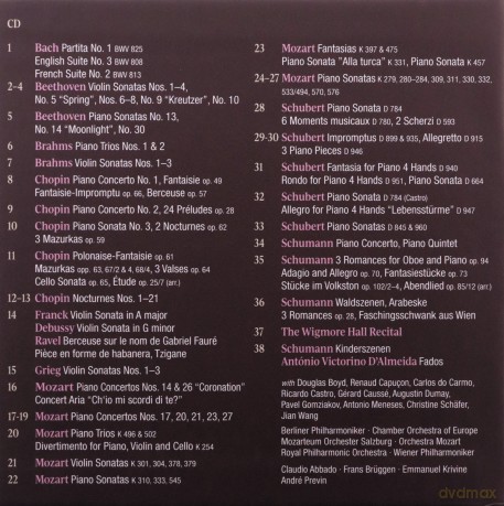 Maria Joao Pires: Complete Recordings On Deutsche Grammophon [38CD]