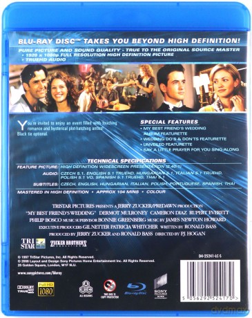 Mój chłopak się żeni [Blu-Ray]