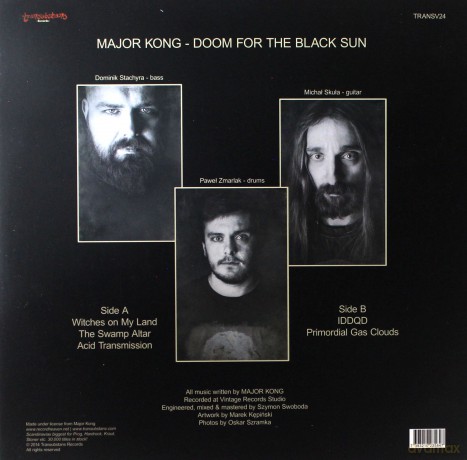 Major Kong: Doom For The Black (Mixed Colours) [Winyl]