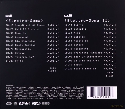 B12: Electro-Soma I + II Anthology [2CD]