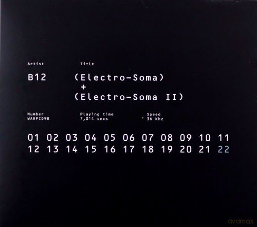 B12: Electro-Soma I + II Anthology [2CD]