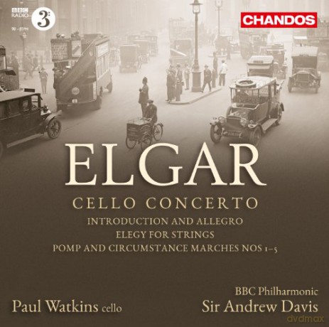 Paul Watkinsbbc Phildavis: Elgarcello Concerto [CD]