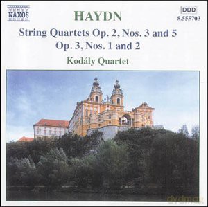 Kodaly Quartet: Haydnstring Quartets Op 2 Nos 3 And 5 [CD]