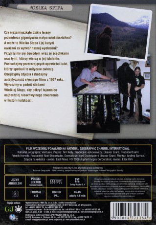 National Geographic: Wielka stopa [DVD]
