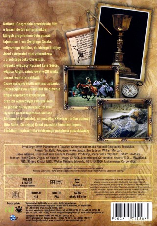 National Geographic: W poszukiwaniu Świętego Graala [DVD]