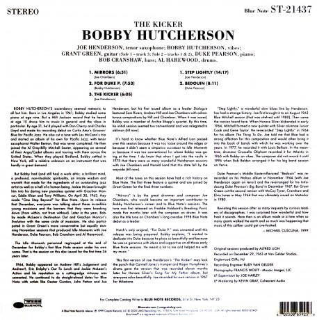 Bobby Hutcherson: The Kicker [Winyl]