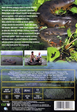 National Geographic: W poszukiwaniu superwęża [DVD]