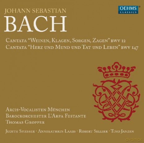 Arcisvocalistsgropper: Js Bachcantatas [CD]