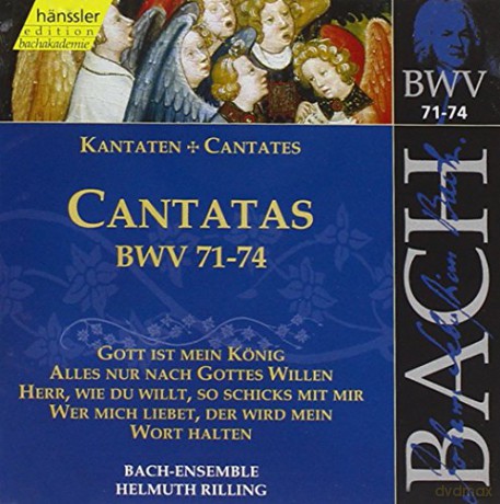 Bach Ensemblerilling: Js Bachcantatas Nos 7174 [CD]