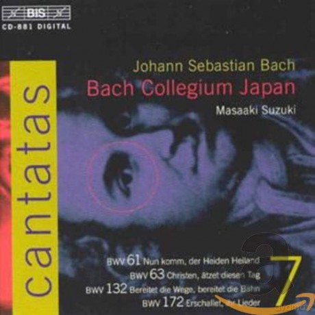 Bach Collegium Japansuzuki: Js Bachcantatas Vol 7 [CD]