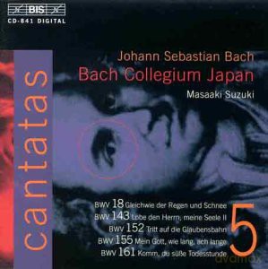 Bach Collegium Japansuzuki: Jsbachcantatas Vol 5 [CD]