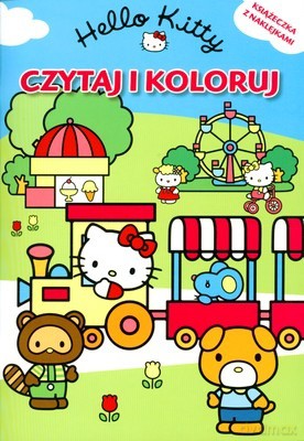 Hello Kitty Czytaj i Koloruj Książeczka z Naklejkami - Opracowaniie Zbiorowe [KSIĄŻKA]