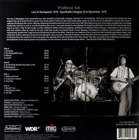 Wishbone Ash: Live At Rockpalast 1976 [2xWinyl]
