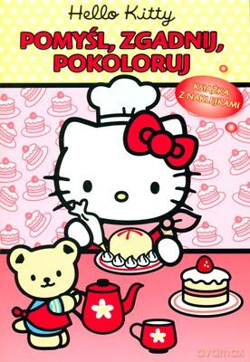 Hello Kitty Pomyśl Zgadnij Pokoloruj [KSIĄŻKA]
