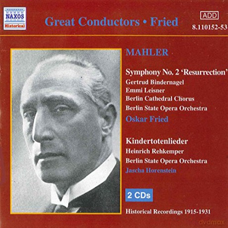 Bindernagelbsoofried: Mahlersymphony No 2 Resurrection [2CD]