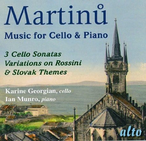 Karine Georgian: Martinu Cello Sonatas 1-3 [CD]