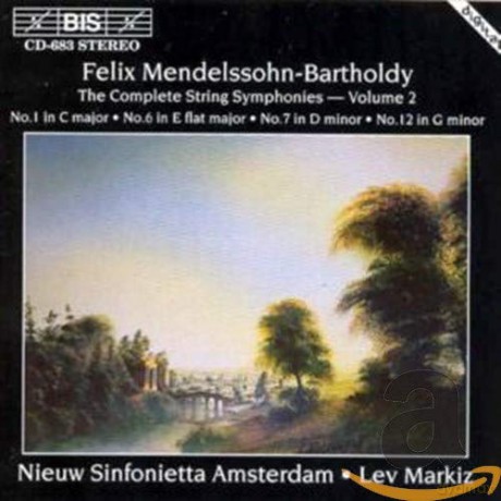 Nieuw Sinfonietta Amsterdam: Mendelssohncomplete String Sym Vol 2 [CD]