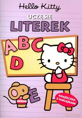 Hello Kitty Uczę Się Literek Książeczka z Naklejkami [KSIĄŻKA]