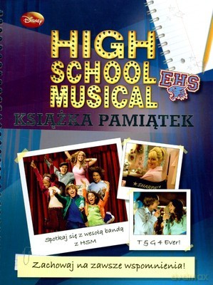 High School Musical Książka Pamiątek (twarda) [KSIĄŻKA]