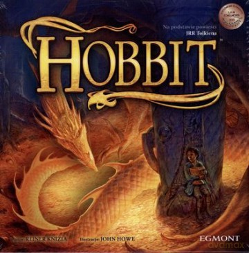 Hobbit Gra Planszowa (twarda) - Reiner Knizia, John Howe [KSIĄŻKA]