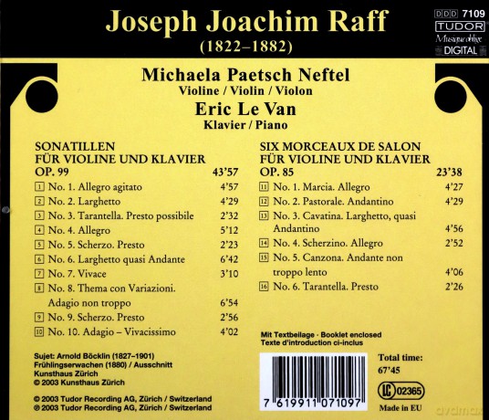 Raffjoseph Joachim: Paetsch Neftelmle Van [CD]