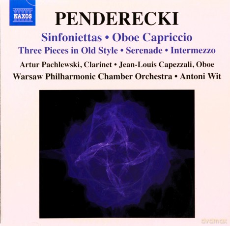 Pachlewskiwarsaw Powit: Pendereckisinfoniettasoboe Capriccio [CD]