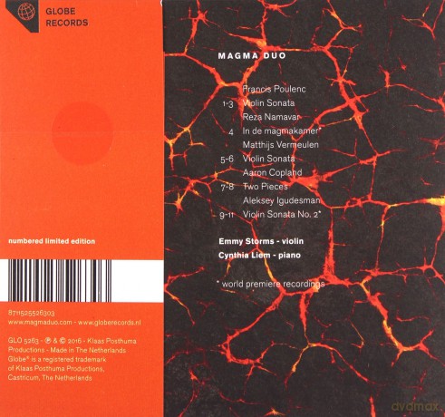 Magma Duo: Poulenc: Works For Violin And Piano [CD]