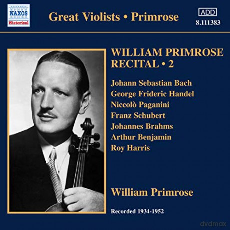 William Primrose: Recital 2 [CD]