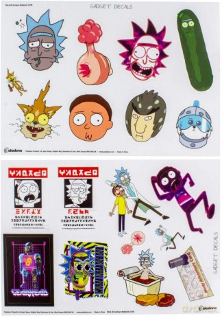 Rick And Morty: Rick and Morty Gadget Decals