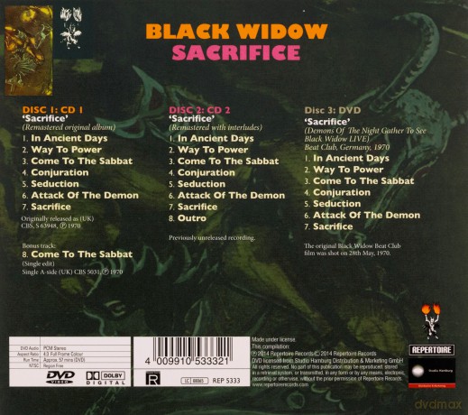 Black Widow: Sacrifice [3CD]