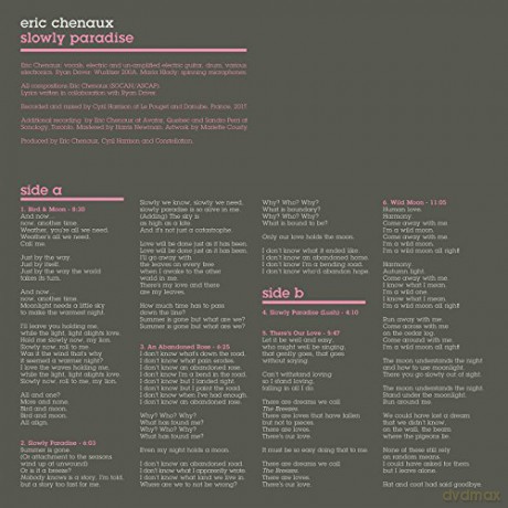 Eric Chenaux: Slowly Paradise [Winyl]