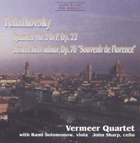 Vermeer Quartet: Tchaikovsky Quartet No 2 Sextet In D [CD]