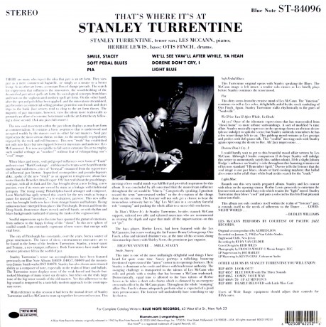 Stanley Turrentine: Thats Where It's At [Winyl]