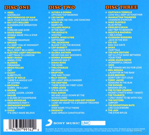 The #1 Album: Super 70s Pop [3CD]