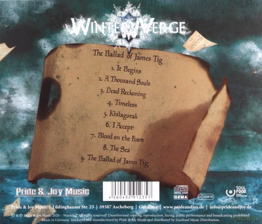 Winter's Verge: The Ballad Of James Tig [CD]