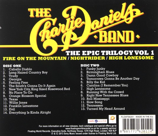 Charlie Daniels Band: The Epic Trilogy [2CD]