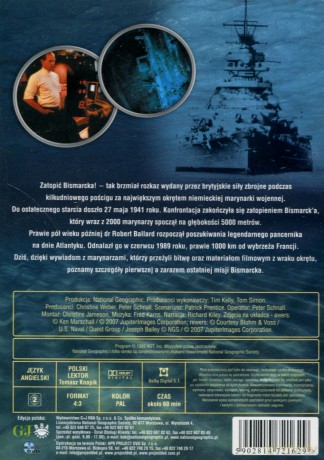 National Geographic: Okręt wojenny Bismarck [DVD]