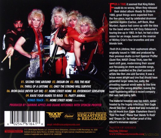 King Kobra: Thrill Of A Lifetime [CD]