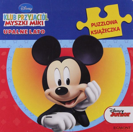 Klub Przyjaciół Myszki Miki Upalne Lato Puzzlowa Książeczka (twarda) [KSIĄŻKA]