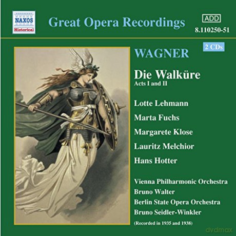 Berlin So Orseidlerwinkler: Wagnerdie Walkure Acts I II [2CD]