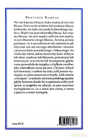 Bratanek Rameau. Biblioteka kwartalnika Kronos - Denis Diderot [KSIĄŻKA]