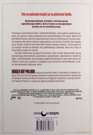 Diabeł wcielony. Okładka filmowa - Donald Ray Pollock [KSIĄŻKA]
