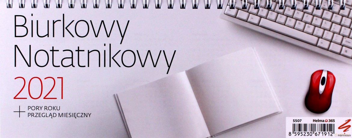 Kalendarz 2021 biurkowy Notatnikowy [KALENDARZ]