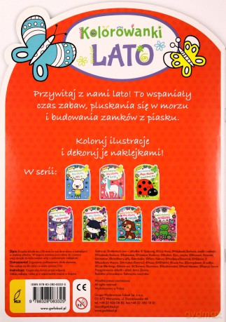 Kolorowanka z wykrojnikiem. Lato [KSIĄŻKA]